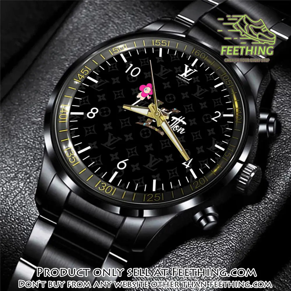 Lv luxury black fashion sport watch bwl1041 ft5940279
